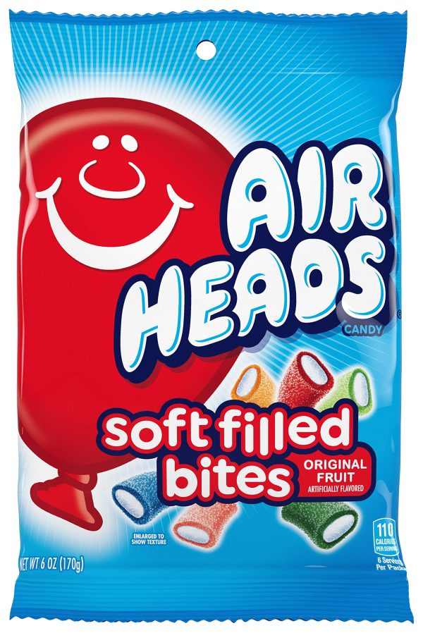 AirHeads Soft Filled Bites Peg Bag 6oz 12ct